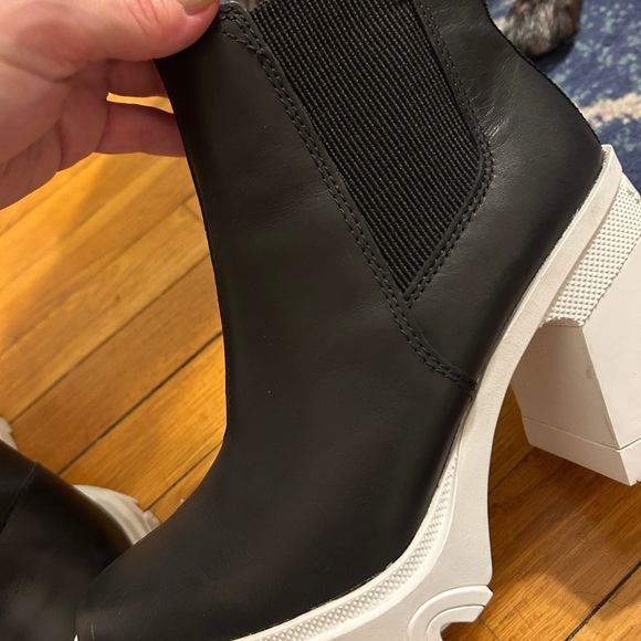 SOREL Womens Leather Pull On Chelsea Boots - Picture 11 of 16